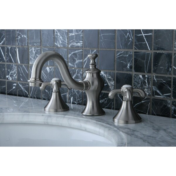 KC7168TX 8 Widespread Bathroom Faucet, Brushed Nickel